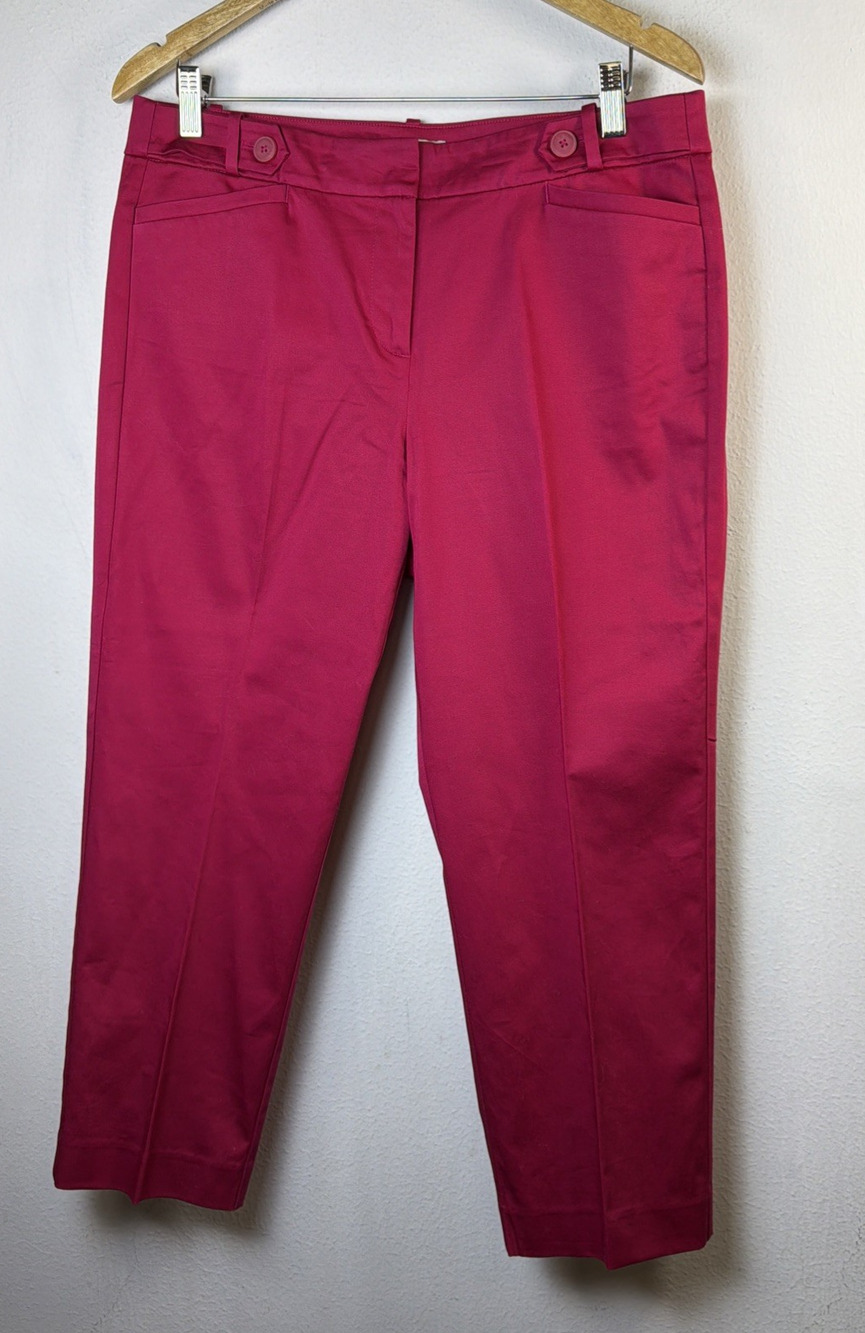 Ann Taylor Loft Outlet Women's 10 Original Ankle Pant classic colorful preppy